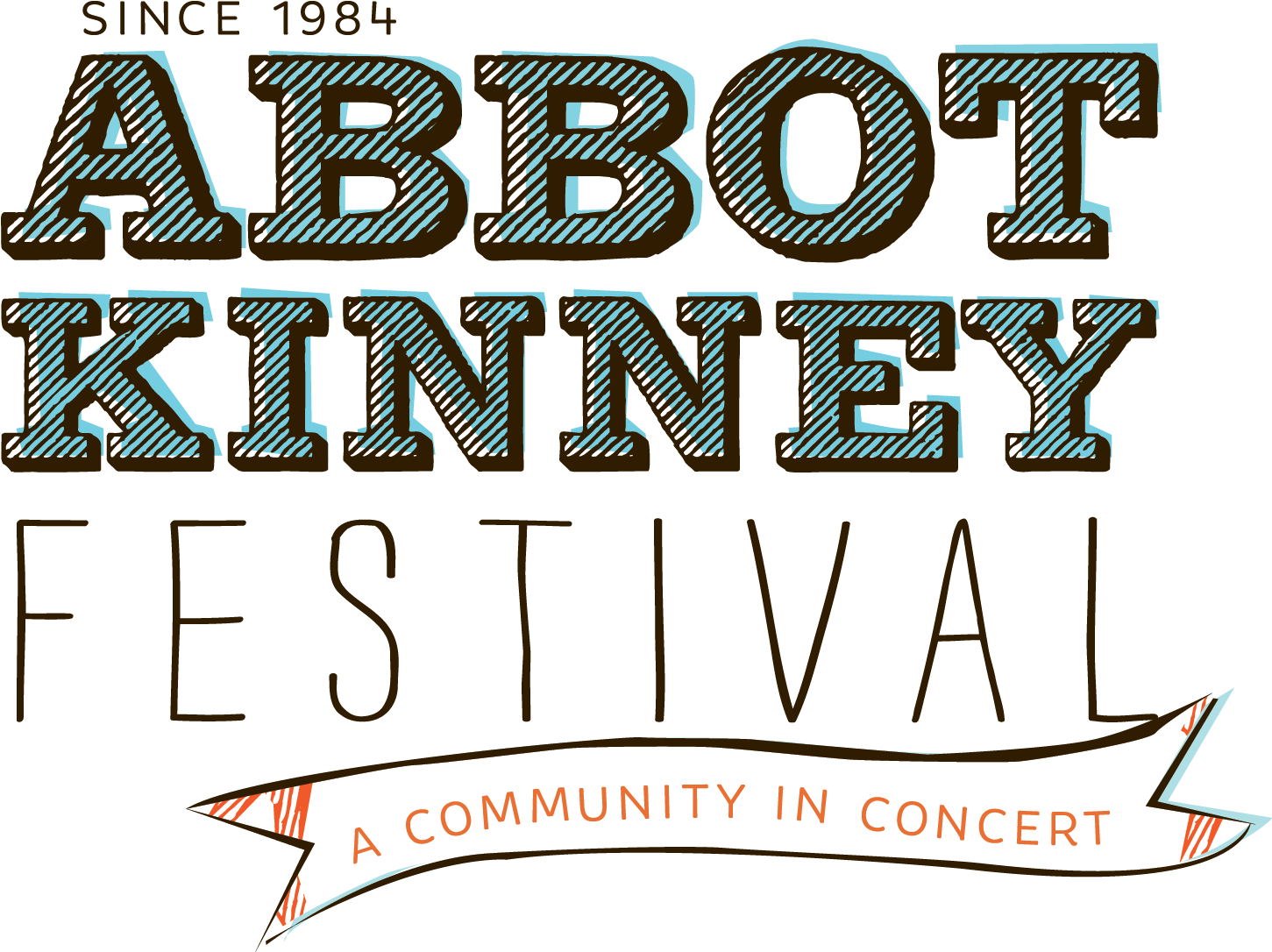Abbot Kinney Festival Logo (1450x1099), Png Download