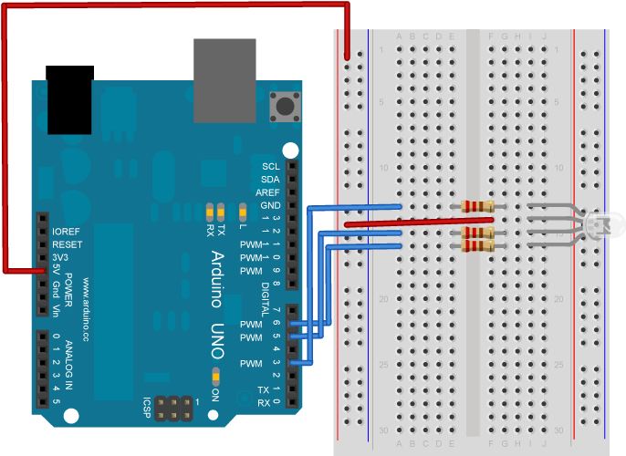 Bb - Charlieplexing Arduino (688x534), Png Download