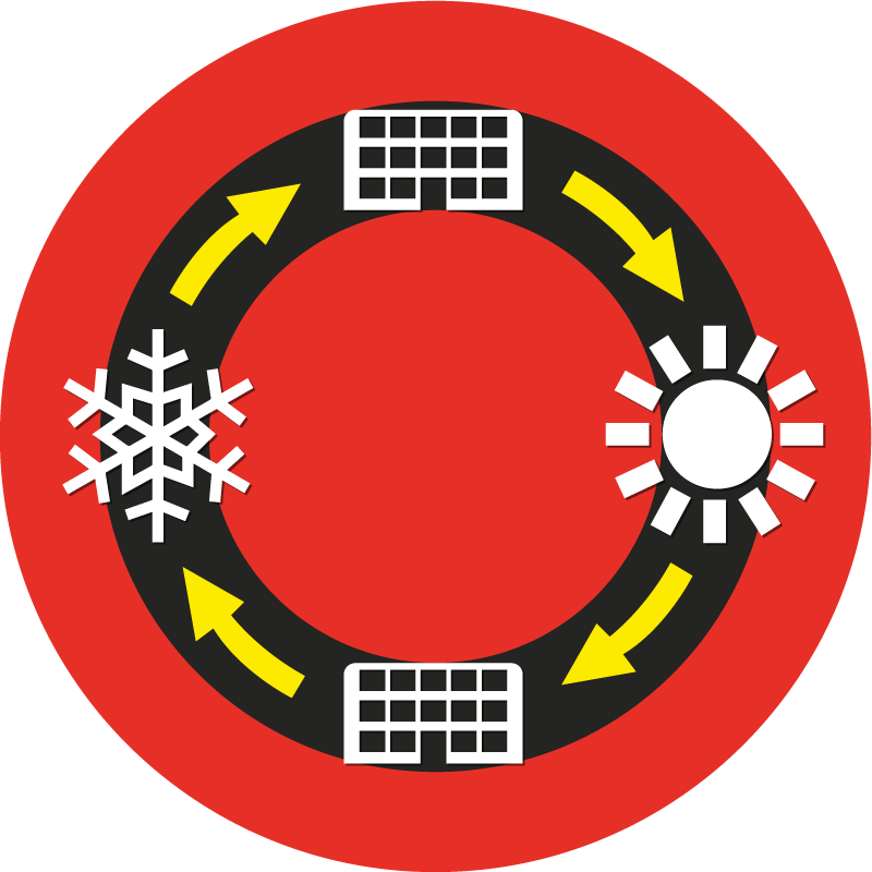 It Is Recommended That You Switch To Winter Tyres When - Circle (800x800), Png Download