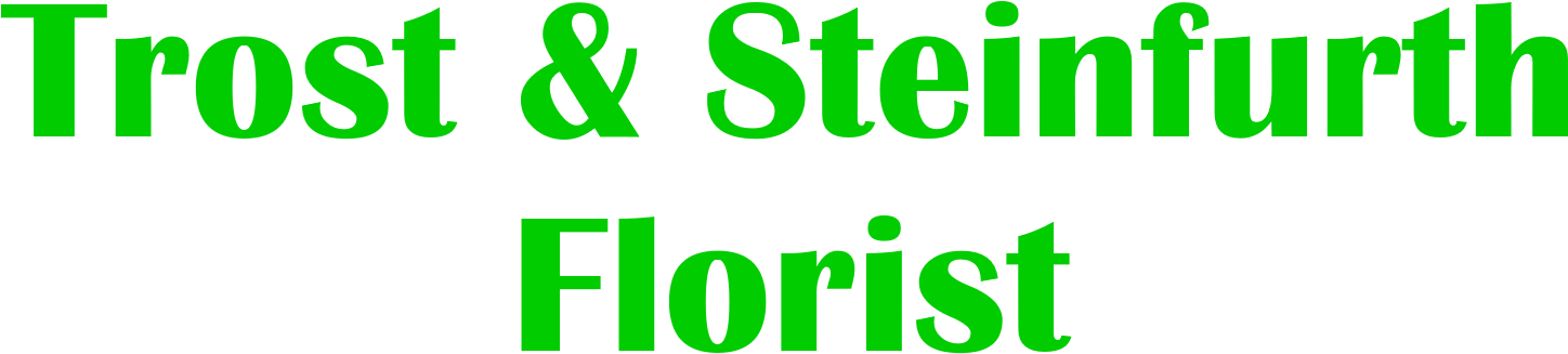 Trost And Steinfurth Florist - Calligraphy (1676x584), Png Download