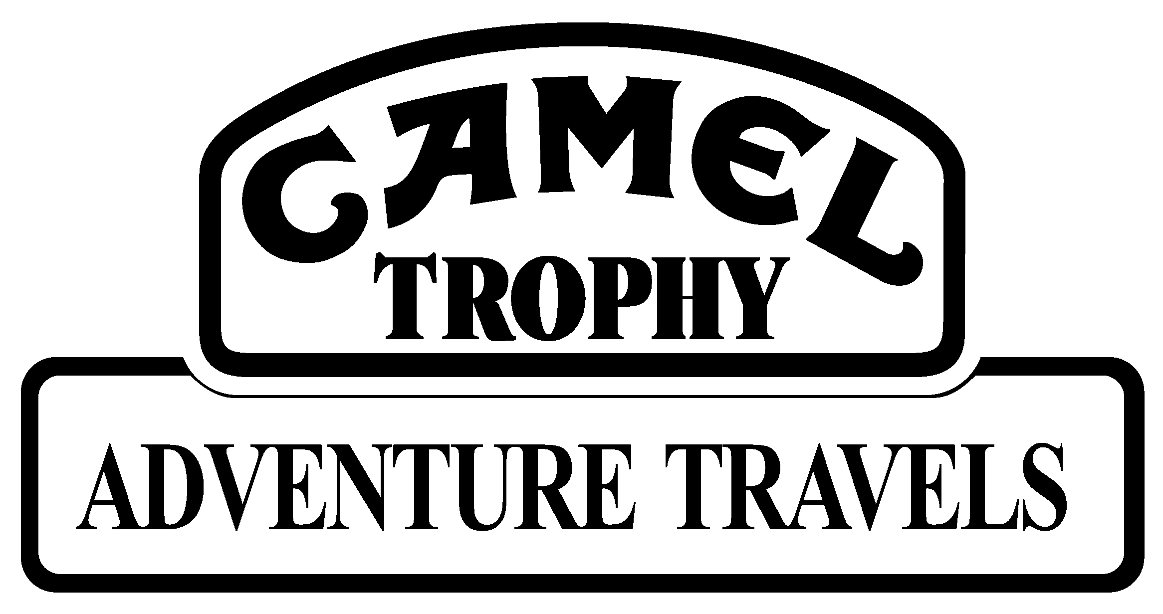 Camel Trophy Logo Black And White - Camel Trophy Adventure Travels Logo Png (2400x2400), Png Download