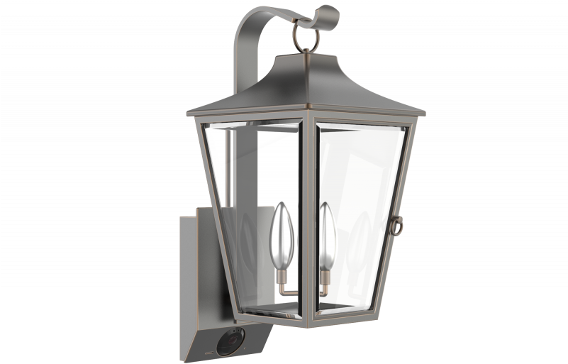 Array By Hampton Smart Coach Light Traditional - Security Light With Camera Built (800x535), Png Download