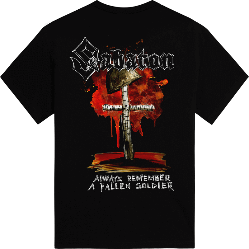 1 Always Remember Sabaton T-shirt Backside - Sabaton 40 To 1 Shirt (800x800), Png Download