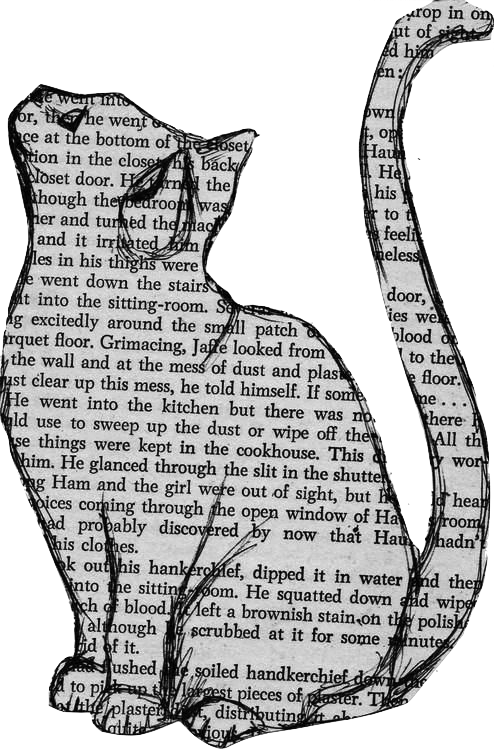 Transparent Cat Image Image Image - Cat Outline (494x750), Png Download