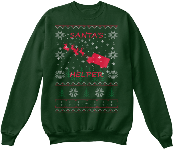 Ups Truck Ugly Christmas Sweater-style Printed Shirt - Women Ugly Christmas Sweaters (638x560), Png Download
