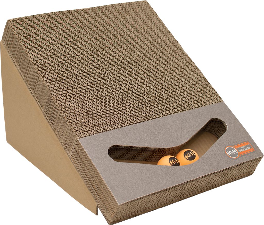 Scratch Ramp Track Cardboard 15x12x10 - Toy (1024x873), Png Download