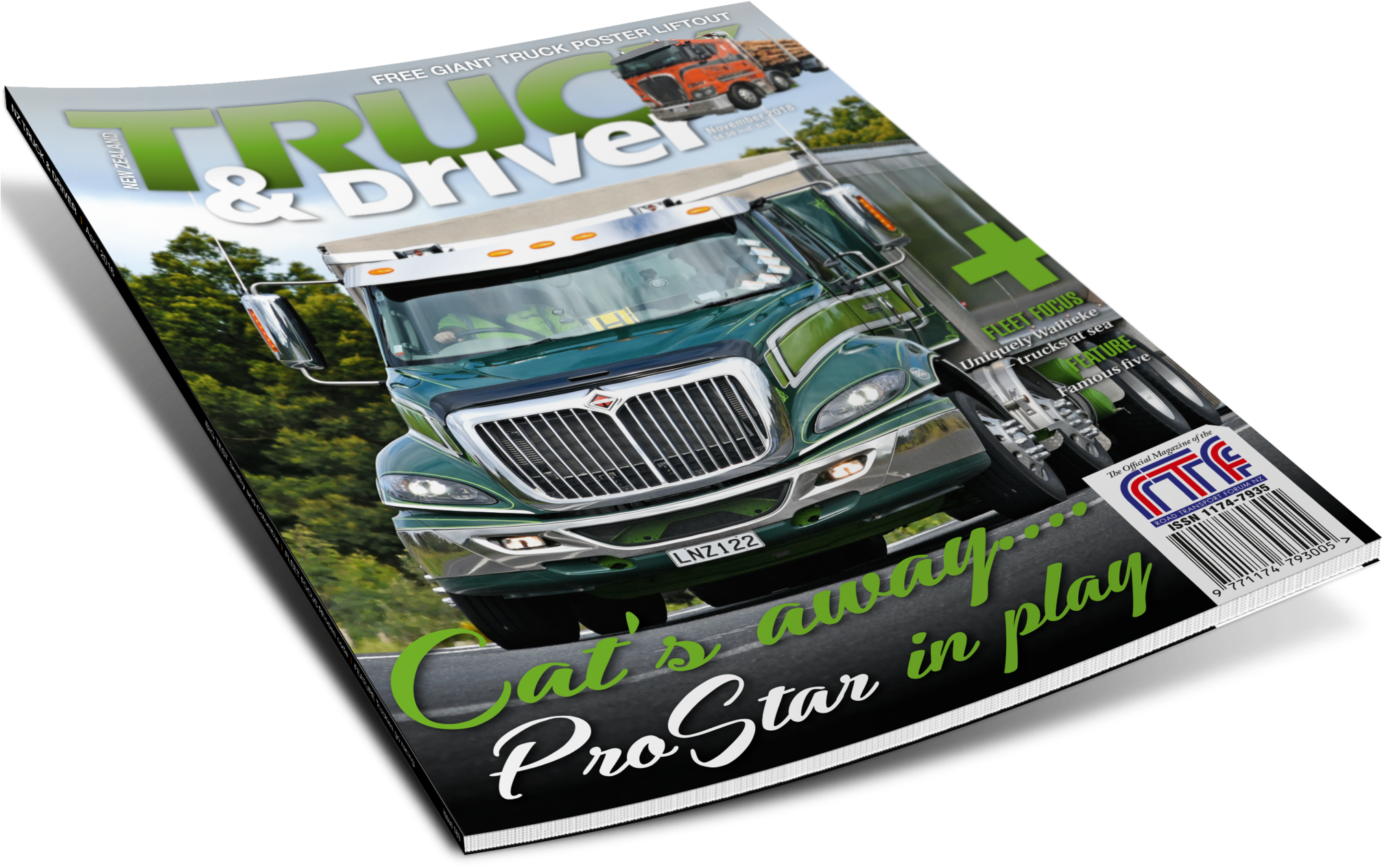 Nz Truck & Driver 2018 Back Issues - Truck (2048x1482), Png Download