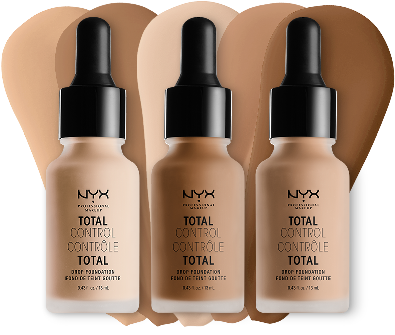 Nyx Professional Makeup Total Control Drop Foundation - Nyx Total Control Drop Foundation (900x720), Png Download