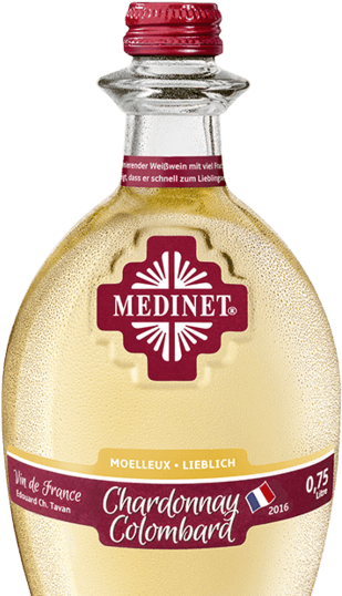 Medinet Chardonnay Colombard - Medinet Blanc (640x538), Png Download