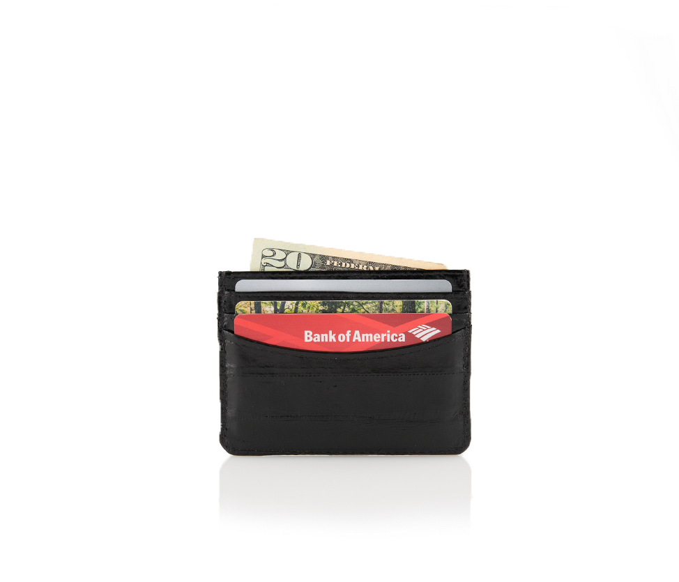 Eel Skin Card Holder - Wallet (973x973), Png Download