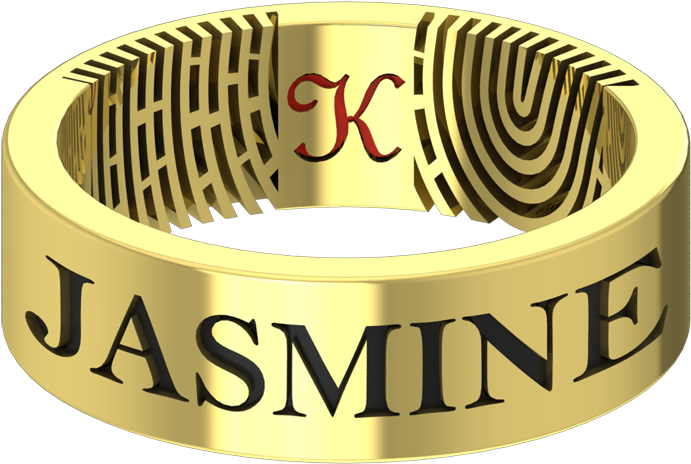 Kerala Wedding Rings With Name - Bracelet (900x900), Png Download