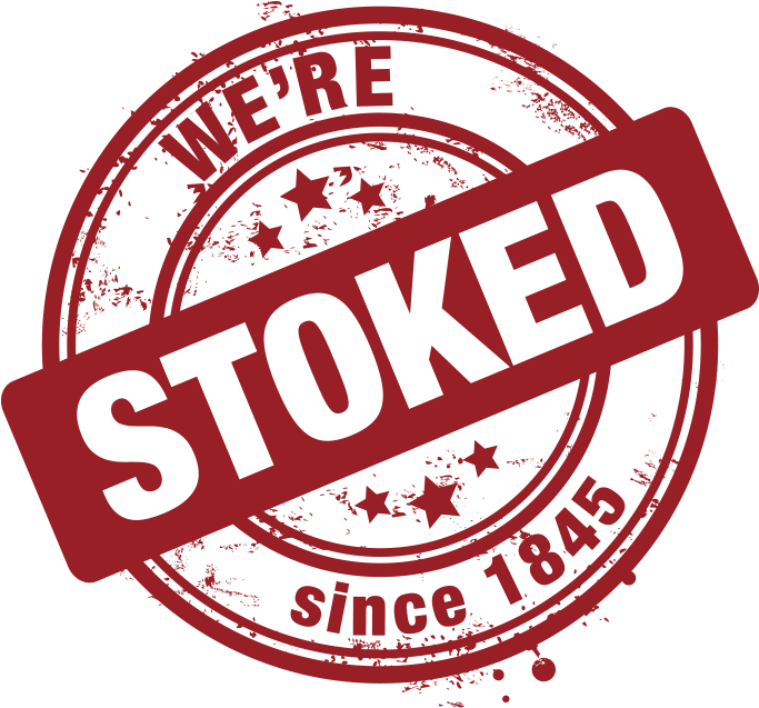 We Re Stoked R Web - Emblem (709x663), Png Download