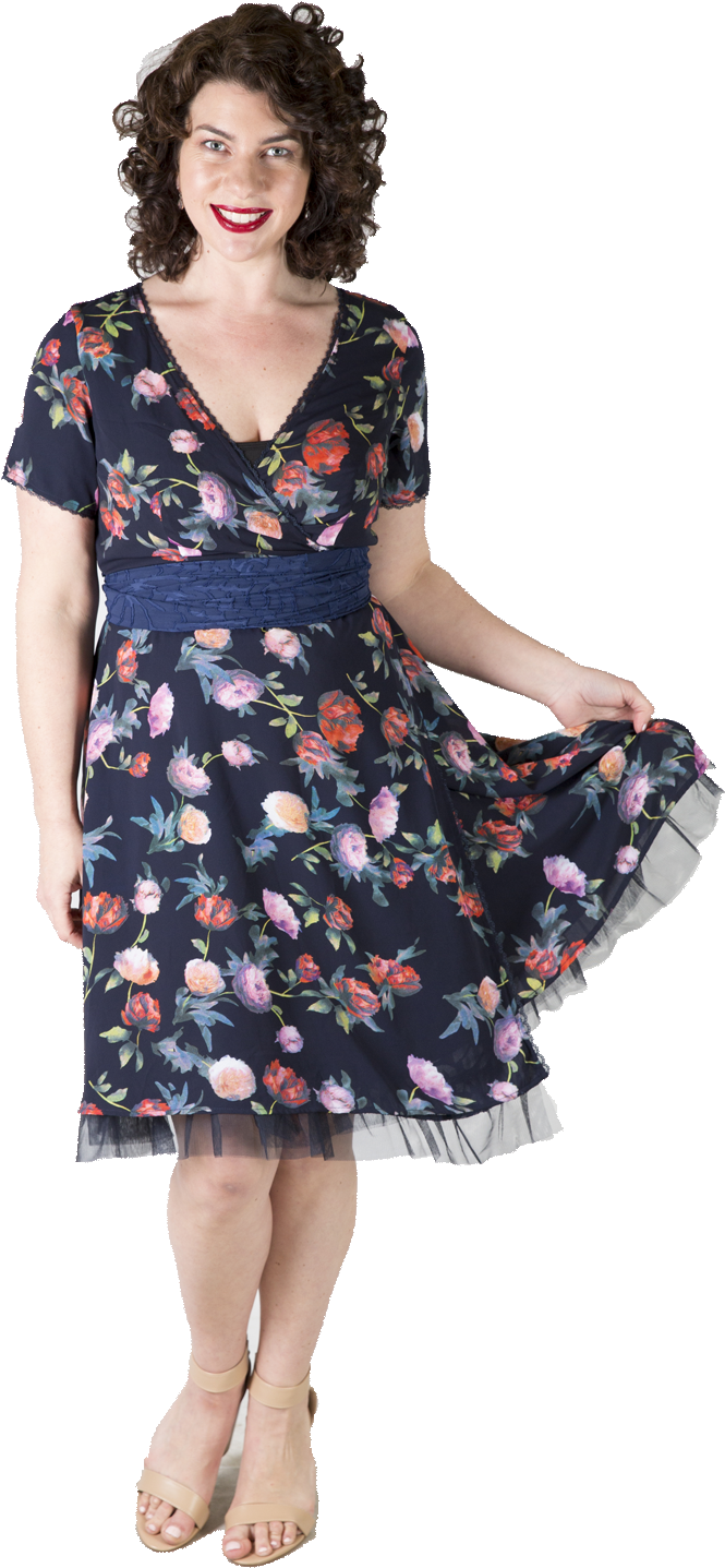 Gianna Flipit Wrap Dress - Photo Shoot (1000x1500), Png Download