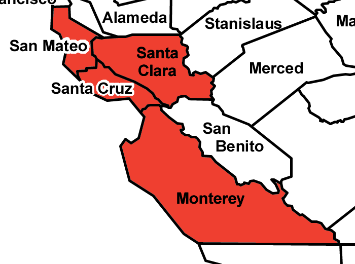 Silicon Valley Om Region - Silicon Valley Area Region (700x521), Png Download