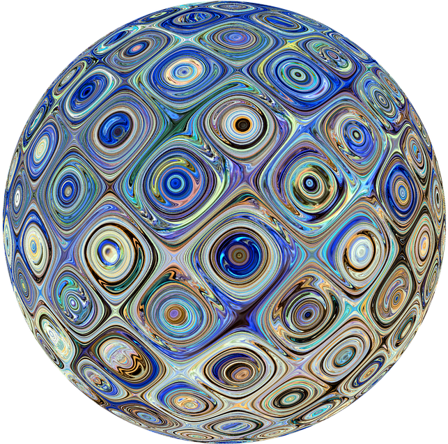 Deco, Ball, Isolated, Graphic, Effect, Color, Design - Circle (960x636), Png Download