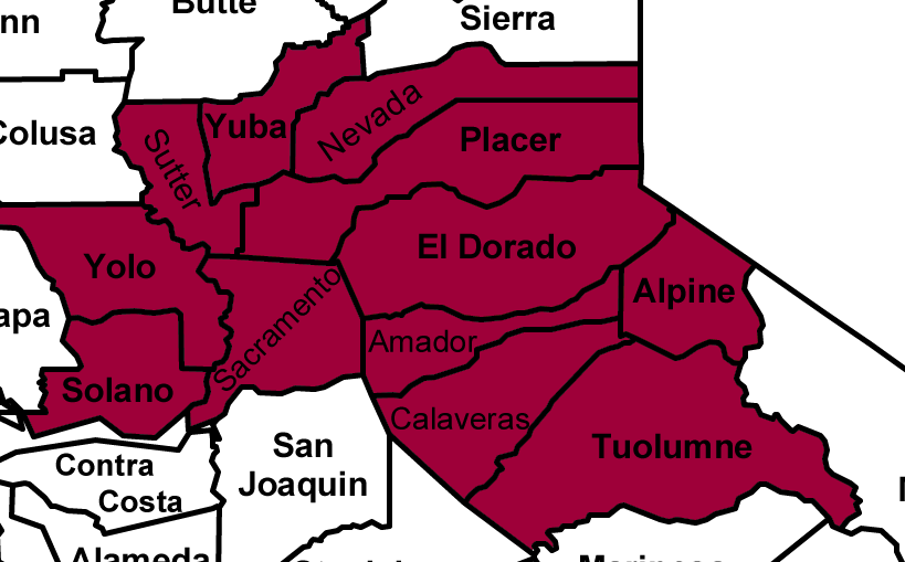 Capital Gold Om Region - Map (819x509), Png Download