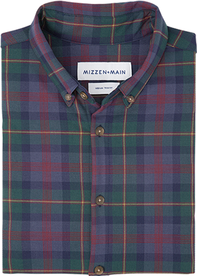 Men's Mizzen Main - Plaid (600x600), Png Download