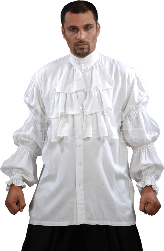 Shirt With Puffy Sleeves (850x850), Png Download