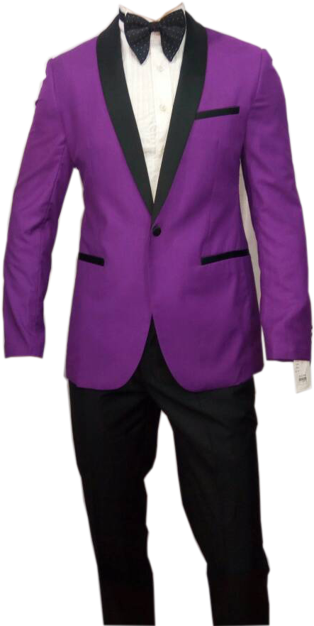 Picture Of Men's Purple Shawl Lapel Suit - Tuxedo (780x1040), Png Download