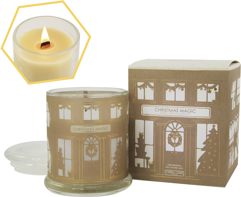 Christmas Magic Beeswax Candle - Candle (1000x1000), Png Download