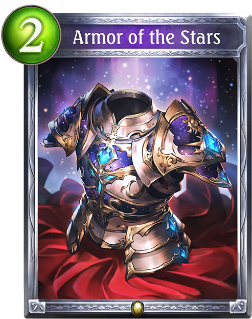 Armor Of The Stars - Concentration Shadowverse (536x698), Png Download