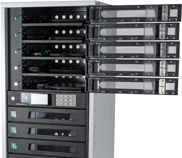 Smart Lockers - Disk Array (800x591), Png Download