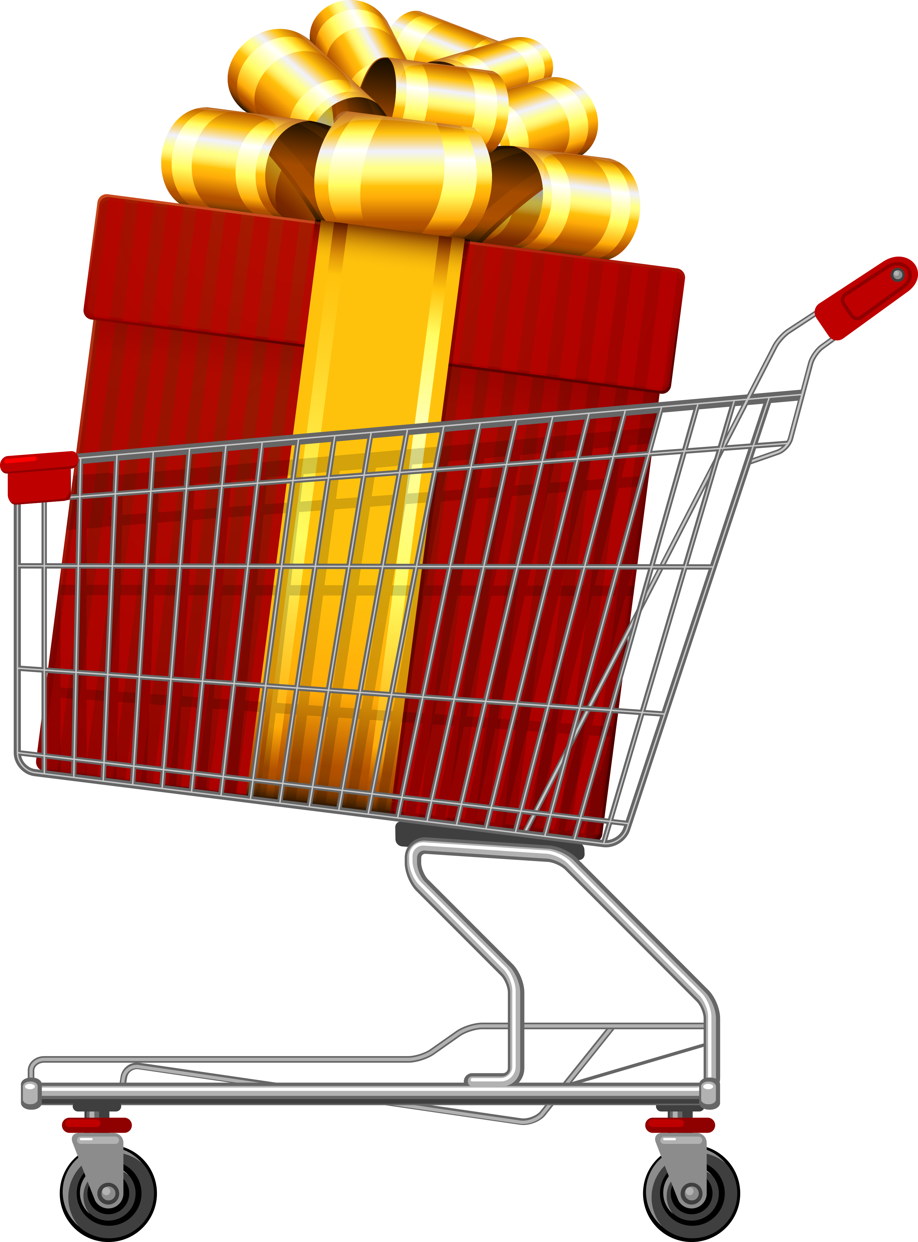 Clip Free Download Tips For Holiday Campaigns The Ecommerce - Shopping Cart Full Of Gifts Png (3000x4055), Png Download