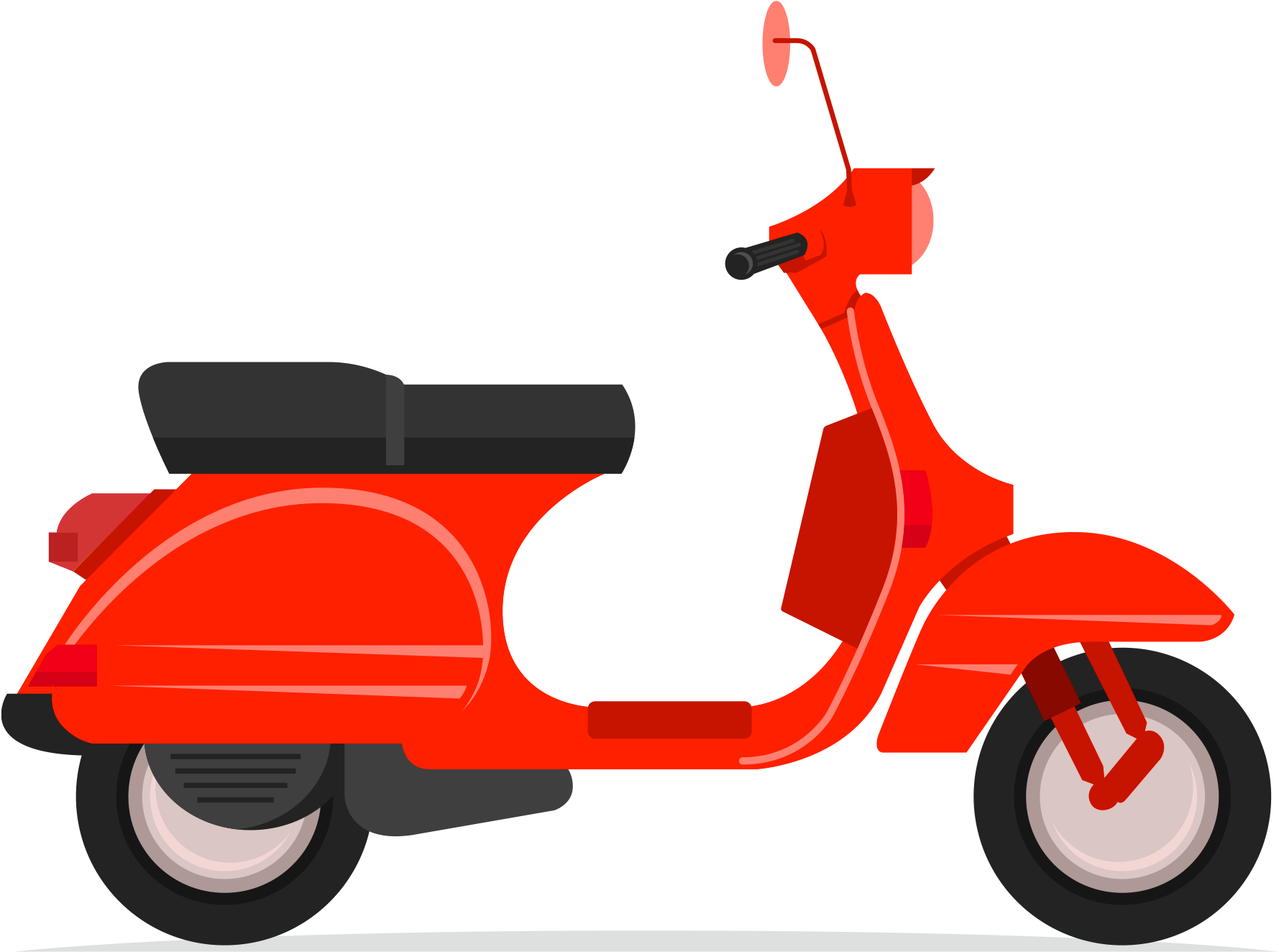 Download - Piaggio Vespa (2048x2048), Png Download