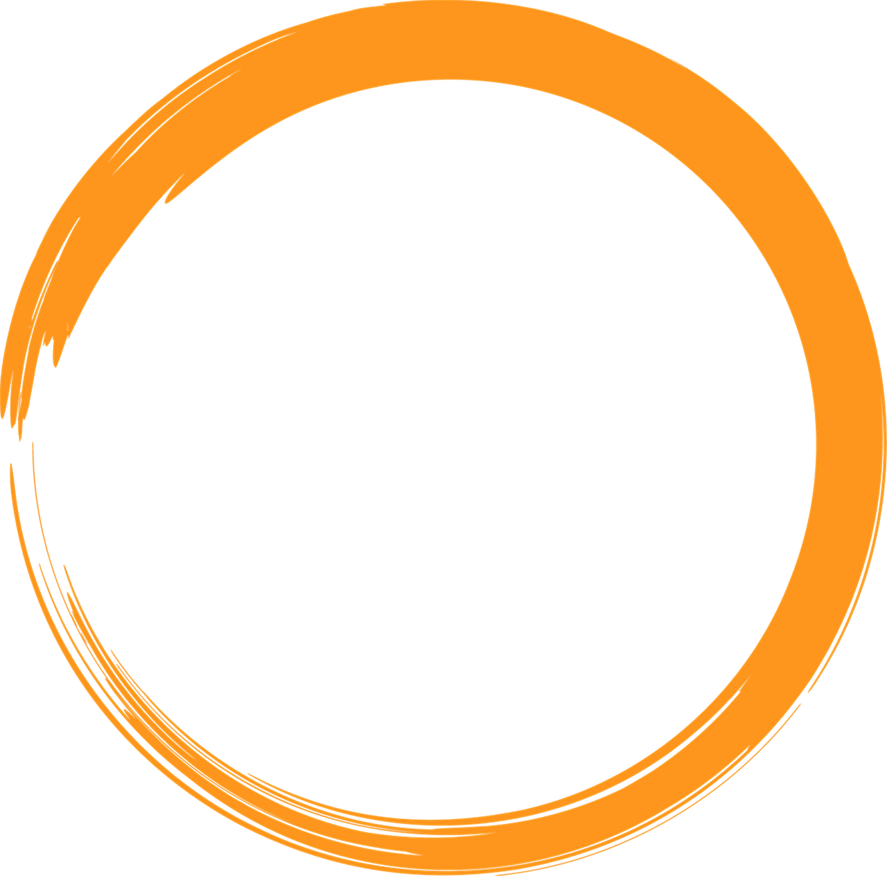 Orange - Yellow Circle Vector Png (1280x1264), Png Download