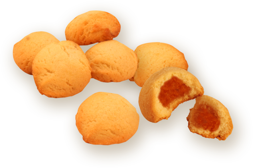 Orange Filled Biscuits - Soul Cake (905x604), Png Download
