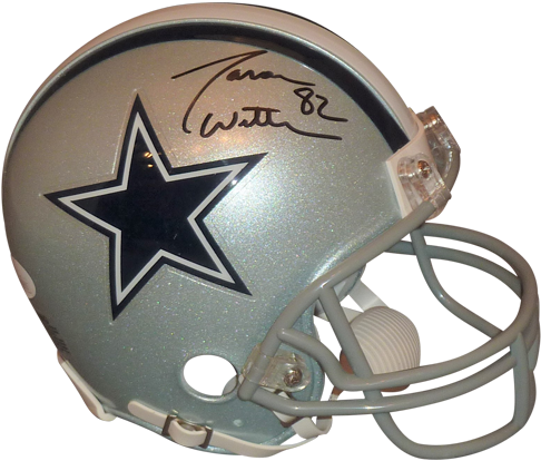 Tony Dorsett Autographed Helmet - F S Proline 5 Stats (500x500), Png Download