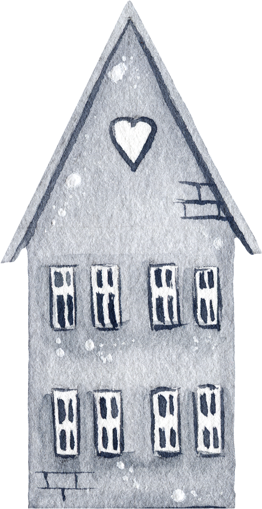 This Graphics Is Snow White Cottage Transparent Decorative - Portable Network Graphics (1024x1990), Png Download