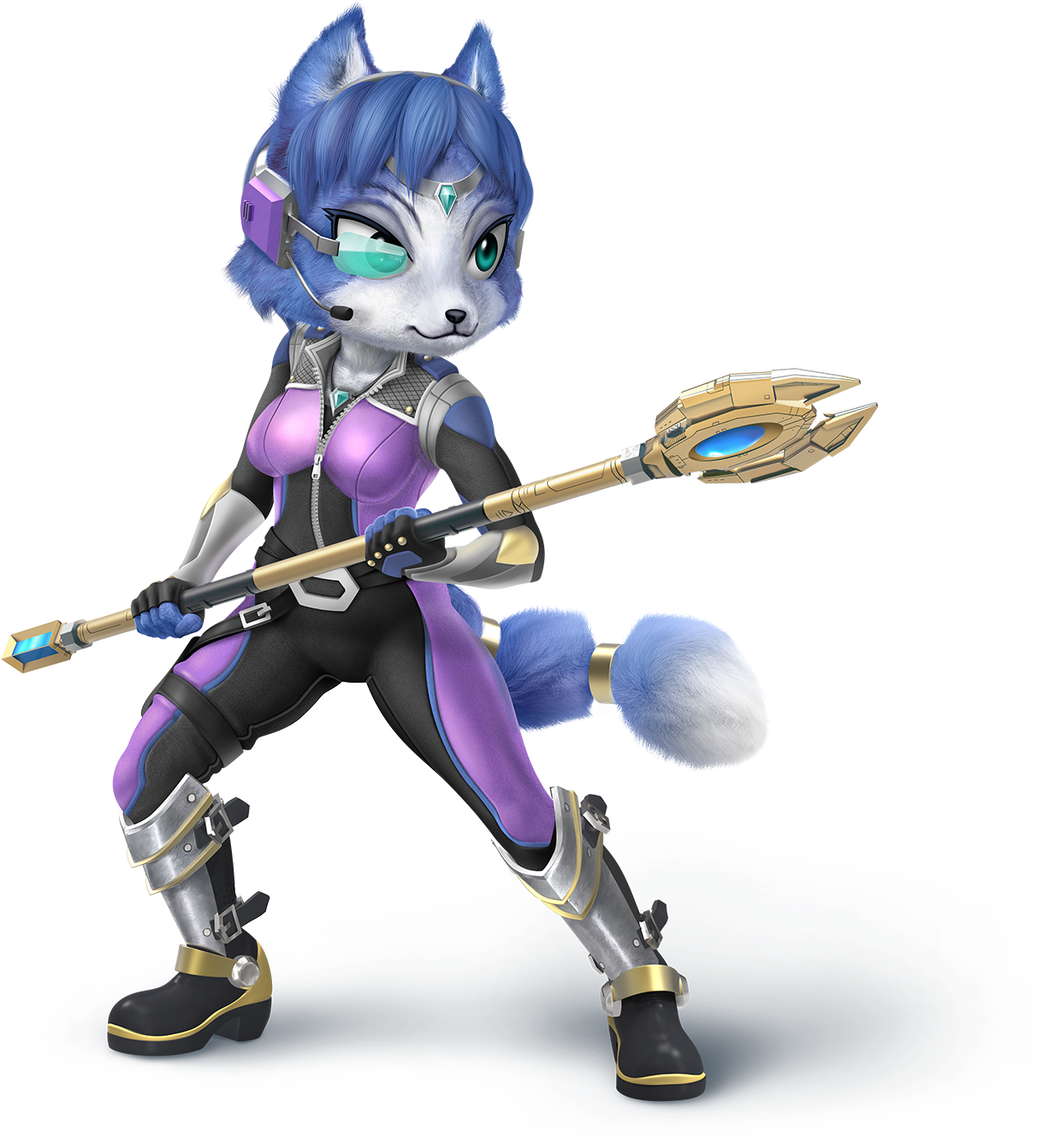 Krystal - Super Smash Bros Personajes (1500x1501), Png Download