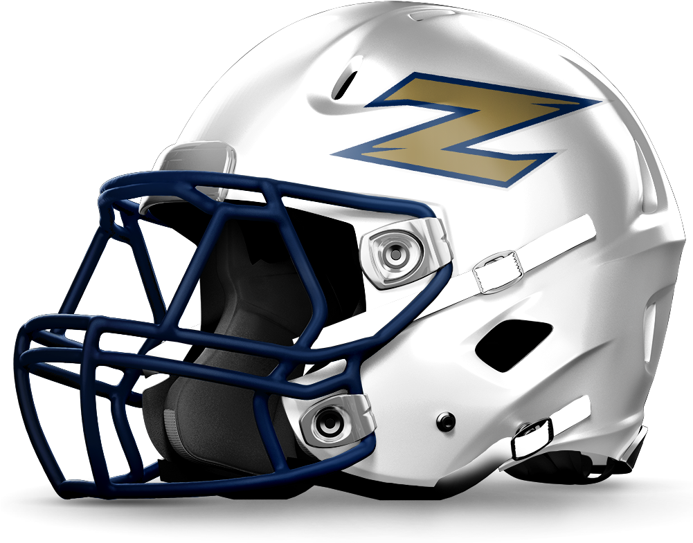 Big Ten Helmet Png Files Cfb - Akron Zips Football Helmet (1000x800), Png Download