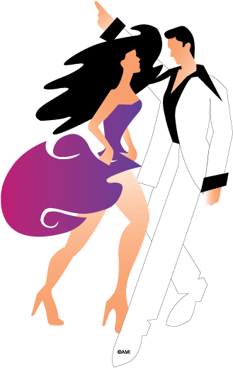Disco - Dancing (511x575), Png Download