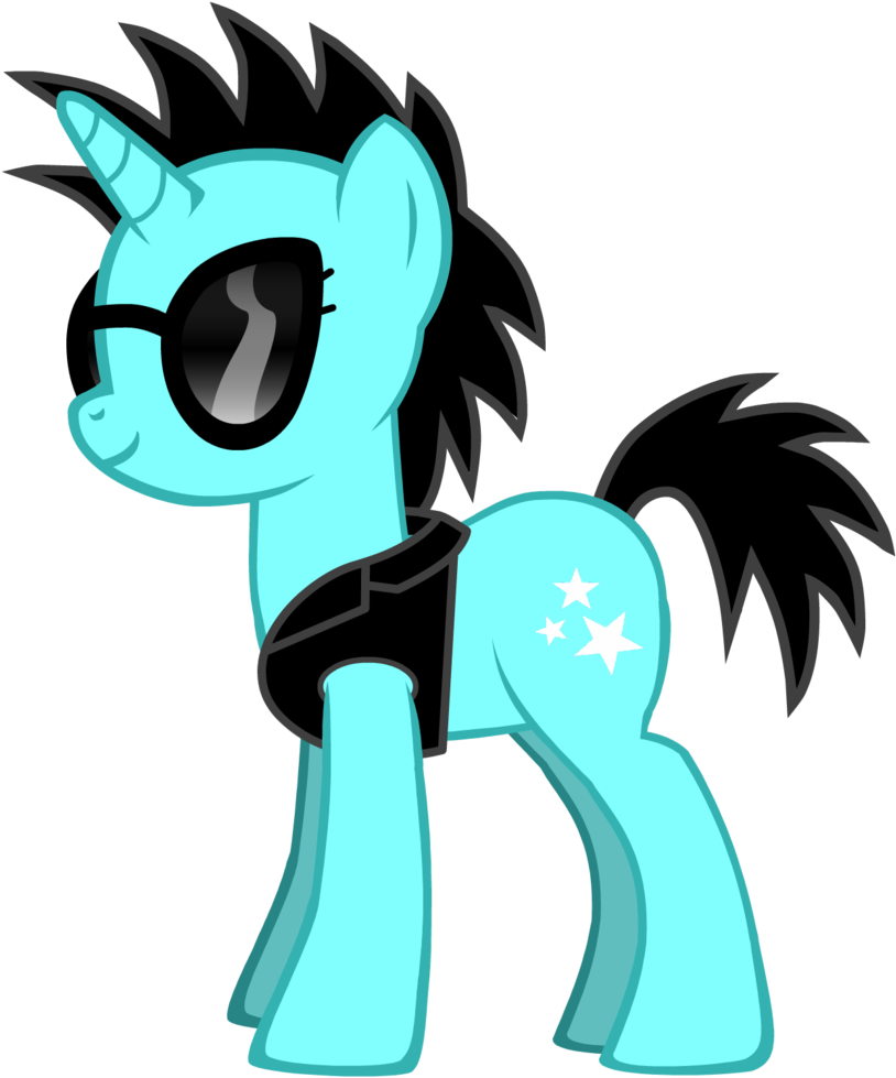 Bright Shine, Editor - All Blue My Little Pony (847x1024), Png Download