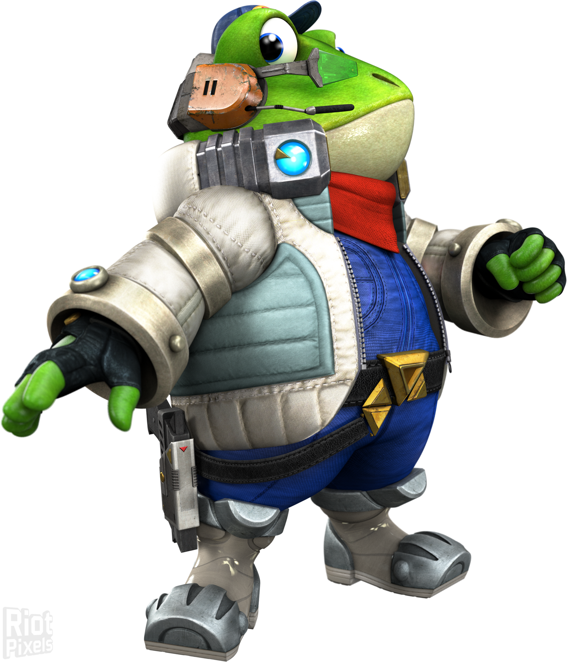 1851 × - Star Fox Zero Slippy Toad (1851x2160), Png Download
