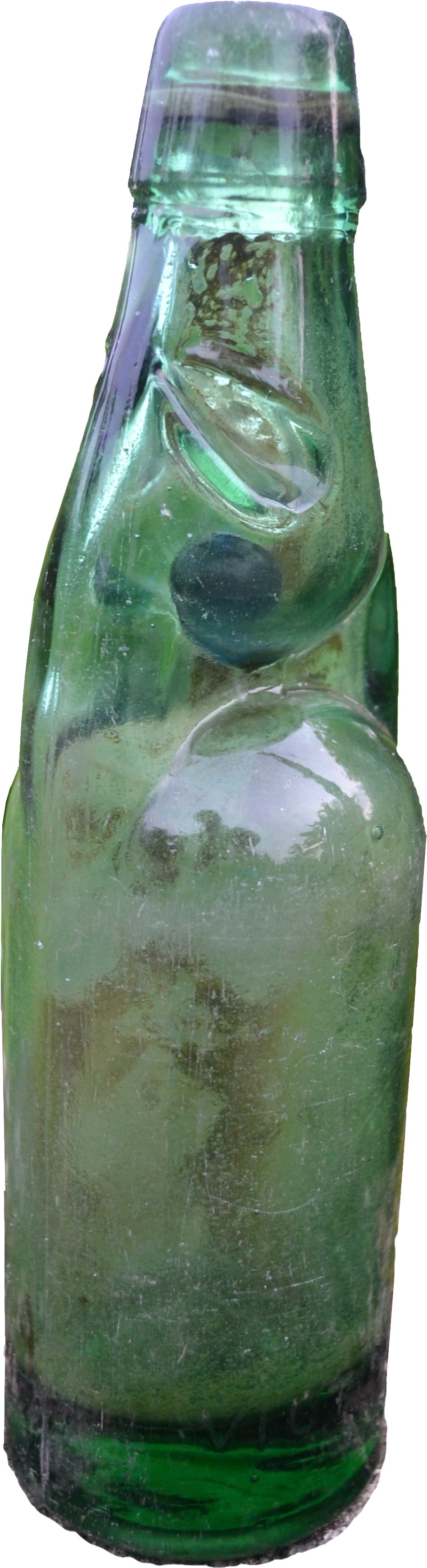 Codd-neck Soda Water Bottle From Kerala - Nimbu Lemon Bottle (957x3497), Png Download