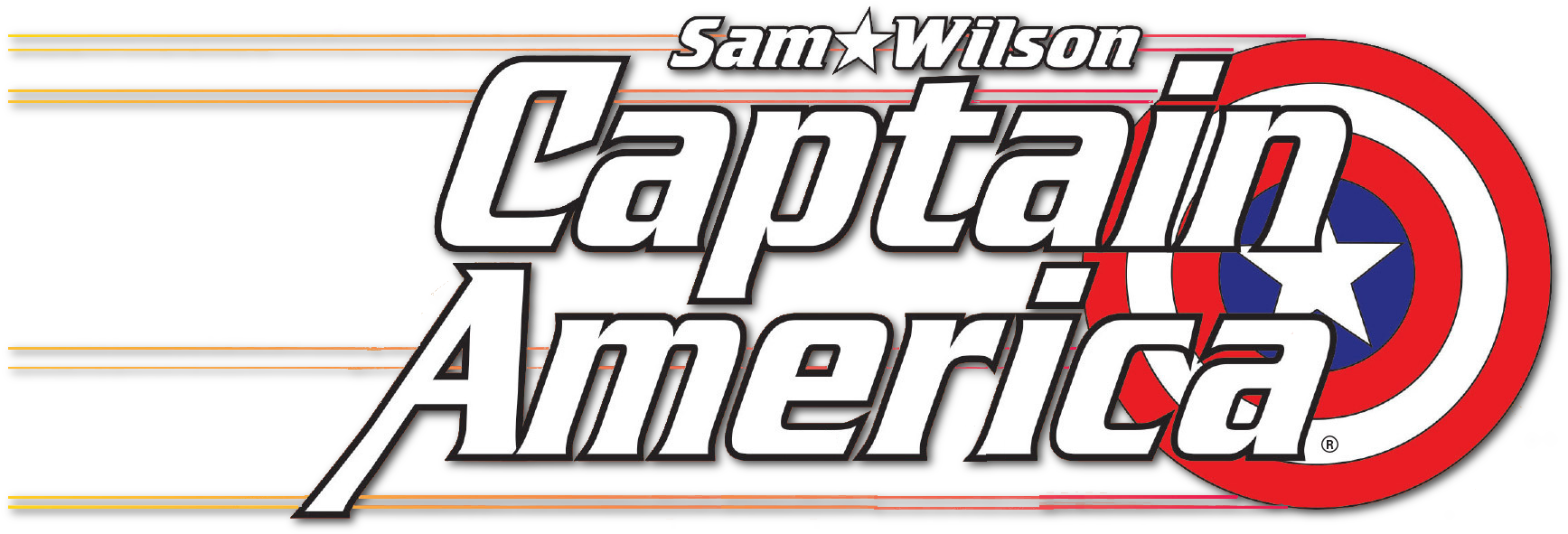 Captain America Sam Wilson Logo - Captain America Sam Wilson Vol. 2 Standoff (1775x611), Png Download