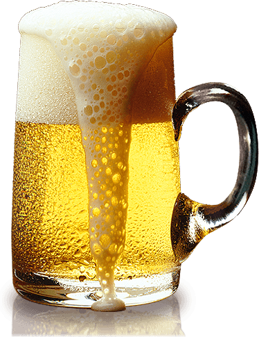 Pint Beer Png Image - Glass Of Beer Png (374x485), Png Download