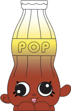 56116 Shopkins Food Theme Packs Candy Bottle Pop - Shopkins Bottle Pop (400x400), Png Download