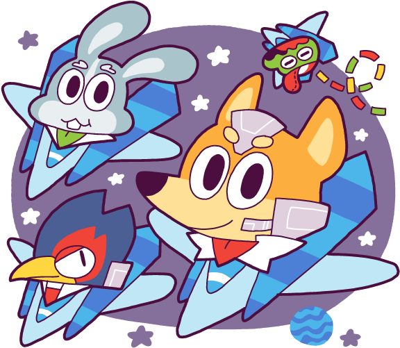 Star Fox (600x540), Png Download