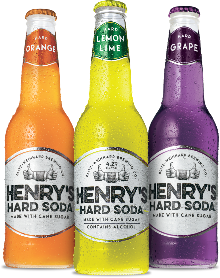 Henrys Hard Soda Bottles - Henry's Hard Sparkling Water (739x937), Png Download