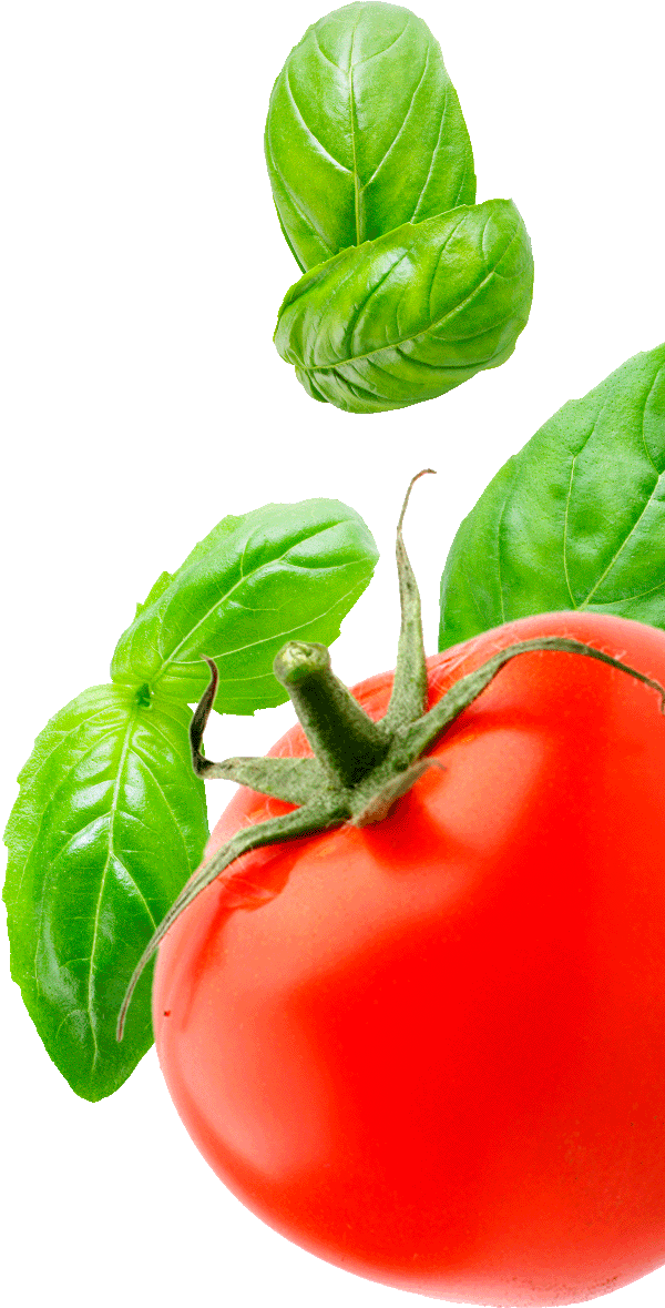 Afbeelding Rechts - Tomato And Basil Png (900x1200), Png Download