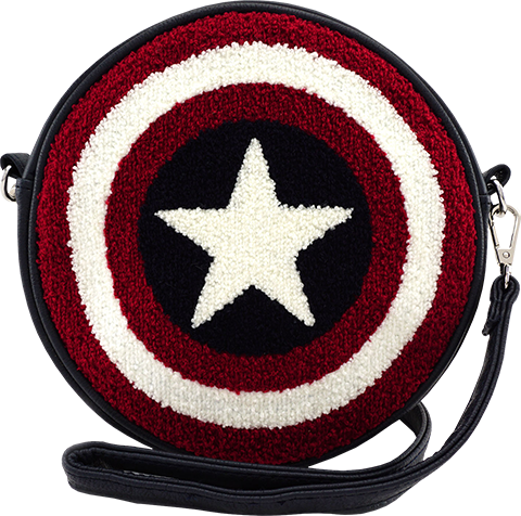 Captain America Shield Crossbody Bag Apparel - Symbol Captain America Logo (480x476), Png Download