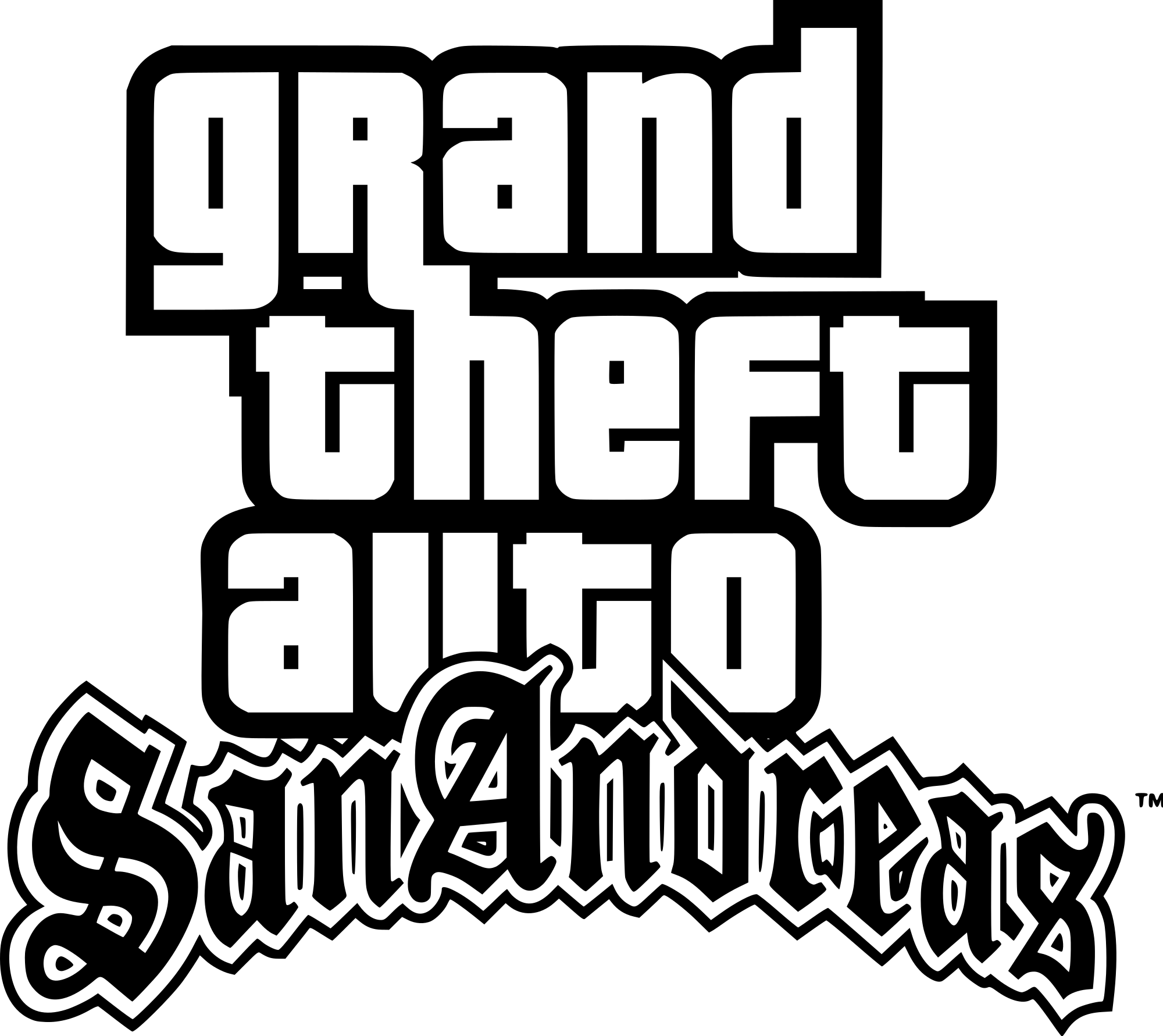 Open - Grand Theft Auto San Andreas Png (2000x1781), Png Download