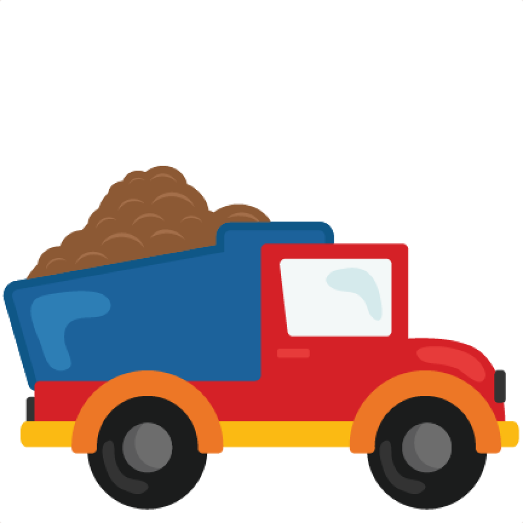 Dump Truck Svg Scrapbook Cut File Cute Clipart Files - Dump Truck Clipart Transparent Background (432x432), Png Download