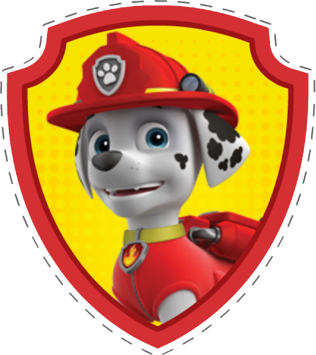 Get To Know The 7 Popular Paw Patrol Characters From - Marshall From Paw Patrol (646x726), Png Download