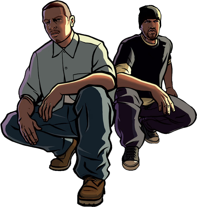 Gta San Andreas 04 - Cholo Gta San Andreas Art (680x867), Png Download