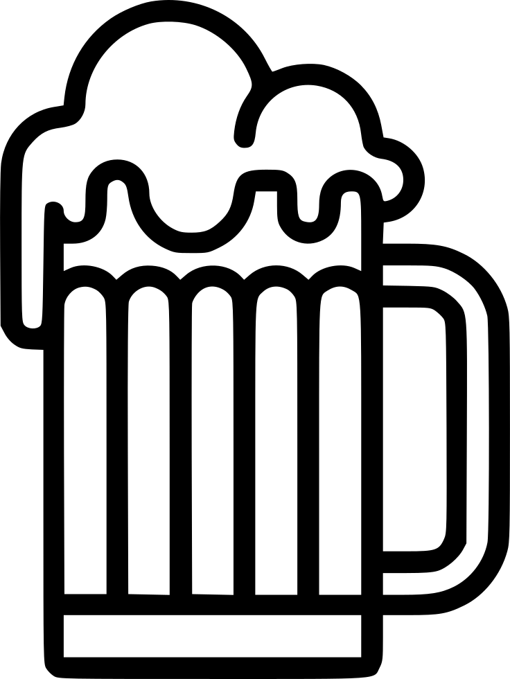 Beer Pint - - Bier Sketch (736x980), Png Download